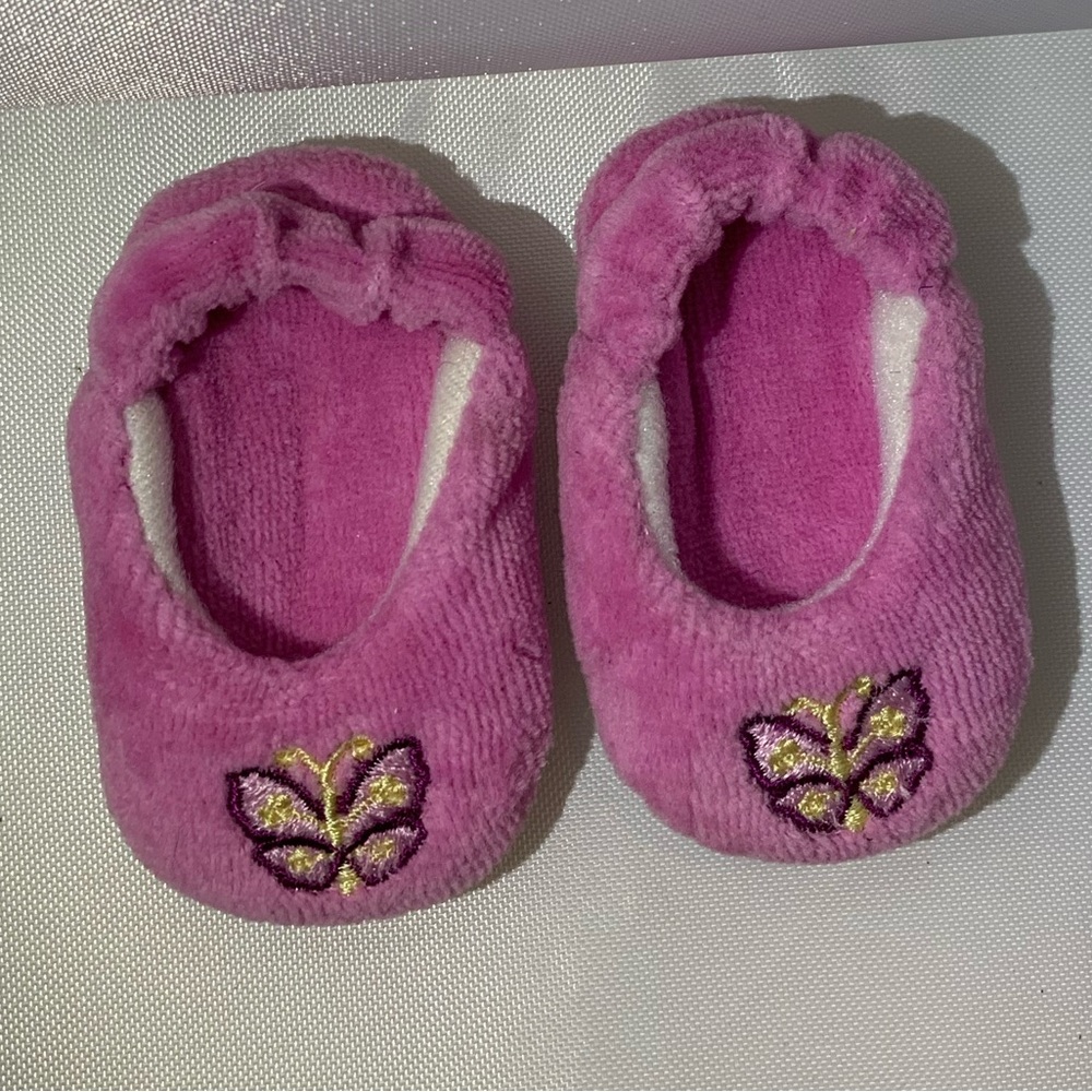 EUC AMERICAN GIRL DOLL JULIE GIRL OF THE YEAR BUTTERFLY PAJAMAS REPLACE SLIPPERS